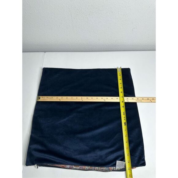 Caldeira Crosstitch Christmas Stitched Pillow Sham 19”X19” Made in England - Picture 6 of 8